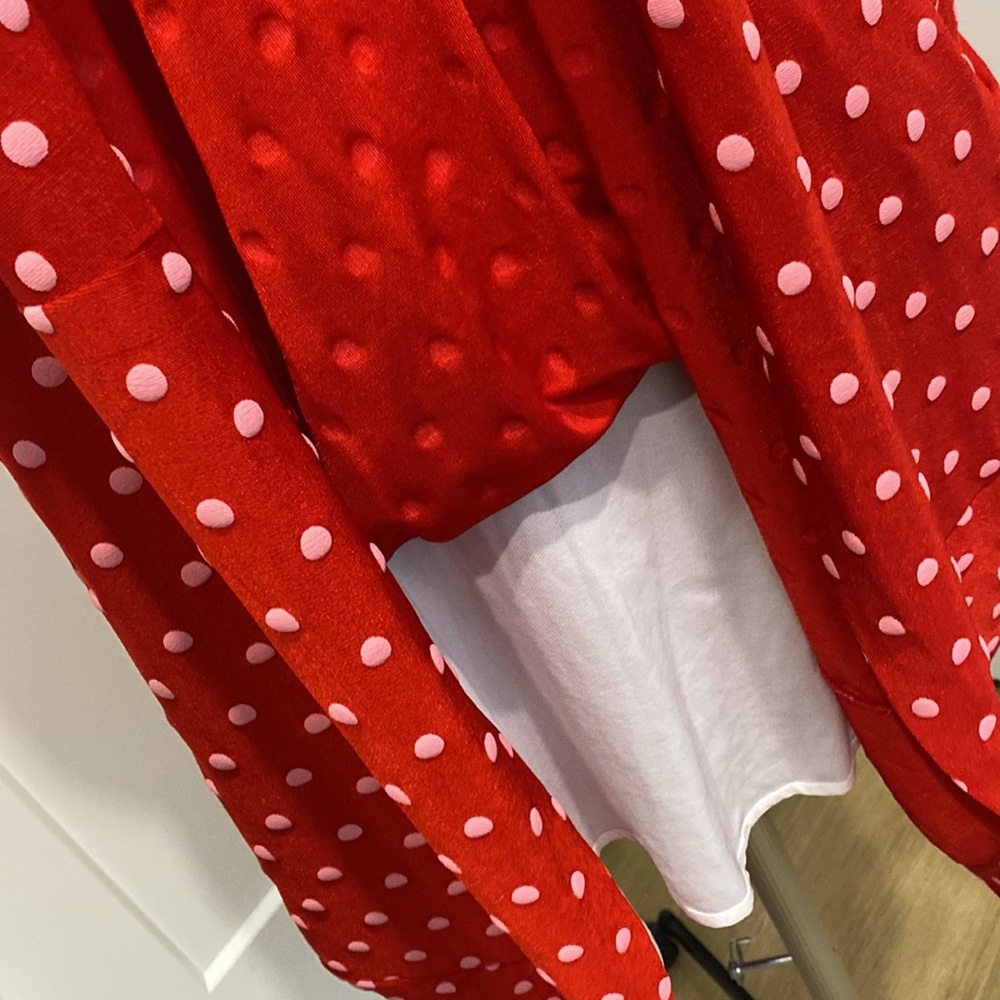 ALEXIA ADMOR Red and White Polka Dot Halter Dress |Size Medium - Picture 9 of 12